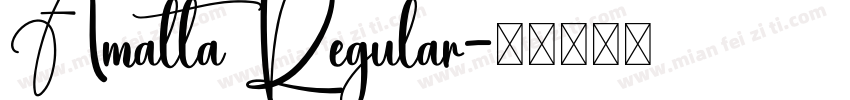 Amalta Regular字体转换